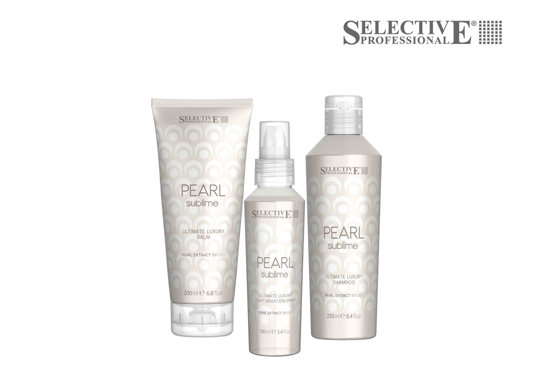 Pearl Sublime профессиональный уход для волос с экстрактом жемчуга от Selective Professional
